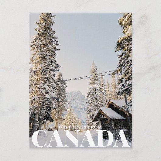 Groeten uit Canada Briefkaart (Voorkant)
