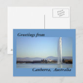 Groeten uit Canberra, Australië Briefkaart (Voorkant / Achterkant)