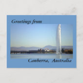 Groeten uit Canberra, Australië Briefkaart (Voorkant)