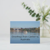 Groeten uit Canberra, Australië Briefkaart (Staand voorkant)