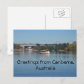 Groeten uit Canberra, Australië Briefkaart (Voorkant / Achterkant)