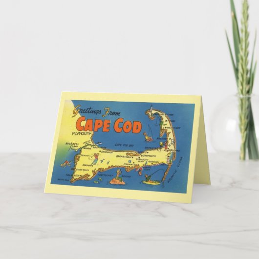 Groeten uit Cape Cod kaart (Voorkant)