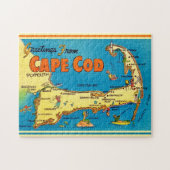 Groeten uit Cape Cod kaart Legpuzzel (Horizontaal)