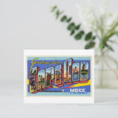 groeten uit Cape Cod, Massachusetts Briefkaart (Staand voorkant)
