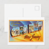  groeten uit Cape May, New Jersey Briefkaart (Voorkant / Achterkant)