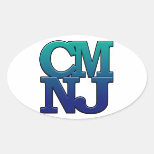Groeten uit Cape May, New Jersey Ovale Sticker