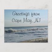 Groeten uit Cape May, NJ Briefkaart (Voorkant)