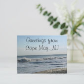 Groeten uit Cape May, NJ Briefkaart (Staand voorkant)