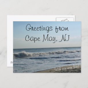 Groeten uit Cape May, NJ Briefkaart
