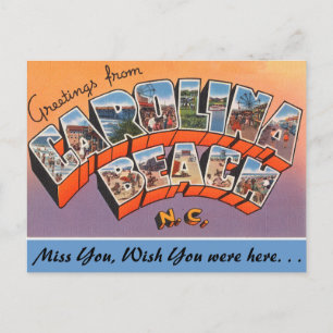 Groeten uit Carolina Beach Briefkaart