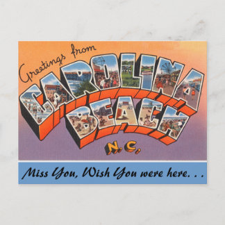 Groeten uit Carolina Beach Briefkaart