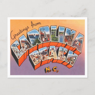 Groeten uit Carolina Beach, North Carolina Briefkaart