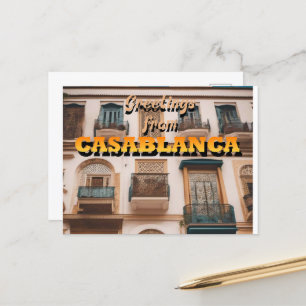 Groeten uit CASABLANCA Briefkaart