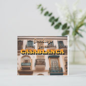 Groeten uit CASABLANCA Briefkaart (Staand voorkant)