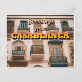 Groeten uit CASABLANCA Briefkaart (Voorkant)