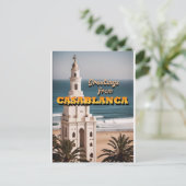 Groeten uit Casablanca Briefkaart (Staand voorkant)