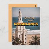Groeten uit Casablanca Briefkaart (Voorkant / Achterkant)