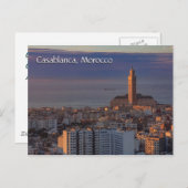 Groeten uit Casablanca Marokko Briefkaart (Voorkant / Achterkant)