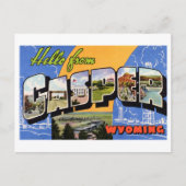  groeten uit Casper, Wyoming Briefkaart (Voorkant)