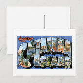 Groeten uit Catalina Island, California Retro Briefkaart (Voorkant / Achterkant)