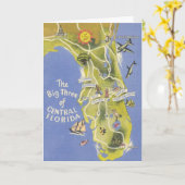 Groeten uit Central Florida Kaart (Gele Bloem)