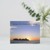 Groeten uit Charleston South Carolina Briefkaart (Staand voorkant)