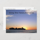 Groeten uit Charleston South Carolina Briefkaart (Voorkant / Achterkant)