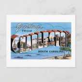 Groeten uit Charleston, South Carolina. Briefkaart (Voorkant)