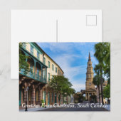 Groeten uit Charleston, South Carolina Briefkaart (Voorkant / Achterkant)