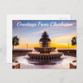 Groeten uit Charleston, South Carolina Briefkaart (Voorkant / Achterkant)