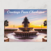 Groeten uit Charleston, South Carolina Briefkaart (Voorkant)