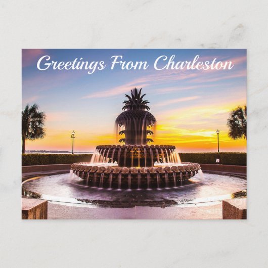 Groeten uit Charleston, South Carolina Briefkaart (Voorkant)