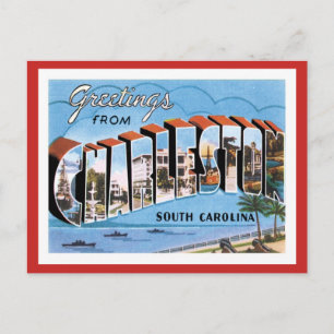 Groeten uit Charleston South Carolina US City Briefkaart