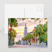 Groeten uit Charleston, South Carolina, Verenigde  Briefkaart (Voorkant / Achterkant)