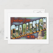 Groeten uit Charleston, West Virginia Briefkaart (Voorkant / Achterkant)