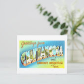  groeten uit Chatanooga, Tennessee Briefkaart (Staand voorkant)