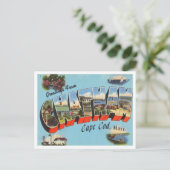 Groeten uit Chatham, Cape Cod, Massachusetts Briefkaart (Staand voorkant)
