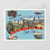Groeten uit Chatham, Cape Cod, Massachusetts Briefkaart (Voorkant)