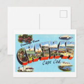  groeten uit Chatham, Massachusetts Briefkaart (Voorkant / Achterkant)