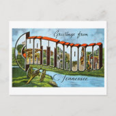  groeten uit Chattanooga, Tennessee, Briefkaart (Voorkant)