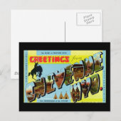 Groeten uit Cheyenne Wyoming Briefkaart (Voorkant / Achterkant)
