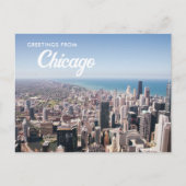 Groeten uit Chicago Briefkaart (Voorkant)