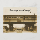 Groeten uit Chicago. Briefkaart (Voorkant)