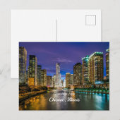 Groeten uit Chicago, Illinois Briefkaart (Voorkant / Achterkant)