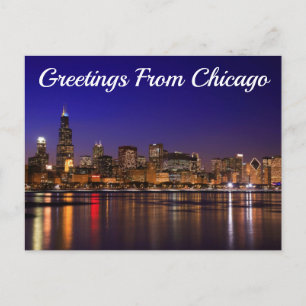Groeten uit Chicago, Illinois Briefkaart