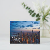 Groeten uit Chicago Illinois Briefkaart (Staand voorkant)