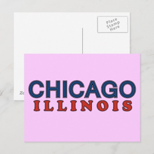 Groeten uit Chicago mis amigos! Briefkaart (Voorkant / Achterkant)