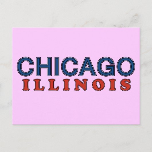 Groeten uit Chicago mis amigos! Briefkaart (Voorkant)
