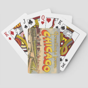  Groeten uit Chicago Speelkaarten