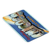 Groeten uit Chicago Verenigde Staten reizen Magneet (Rechterzijde)